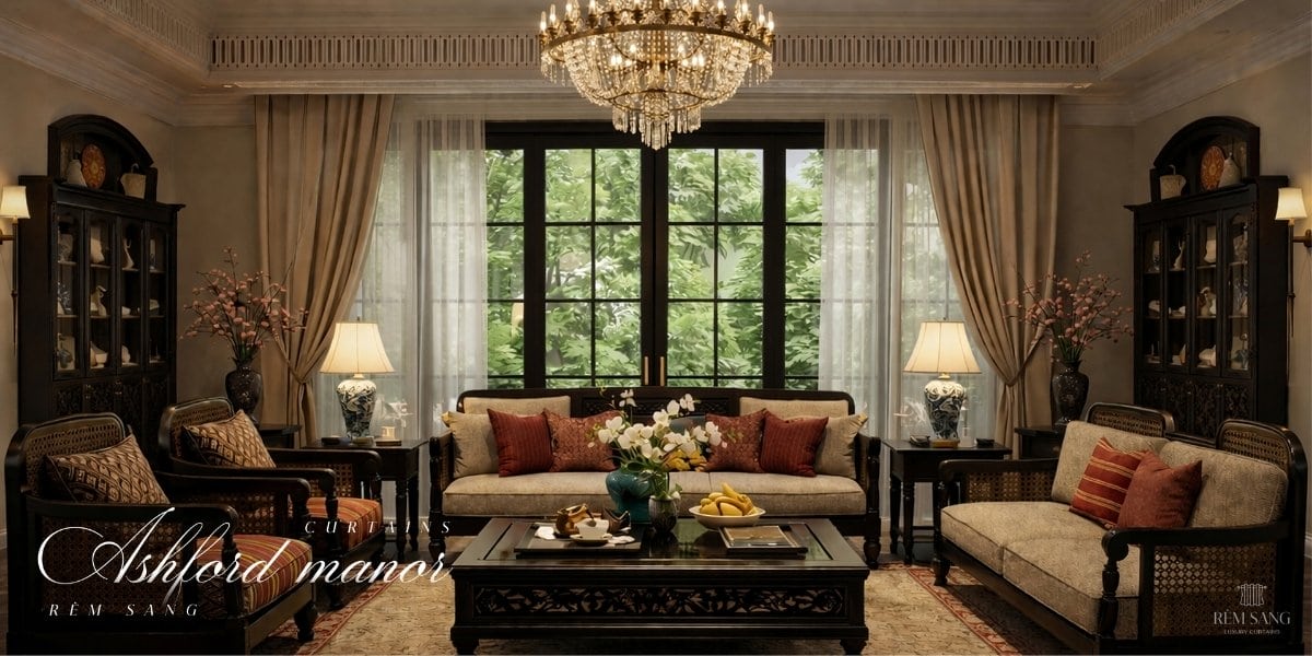 Ashford Manor 1 Hệ rèm cửa cao cấp Rèm Sang tại dự án Ashford Manor (5)