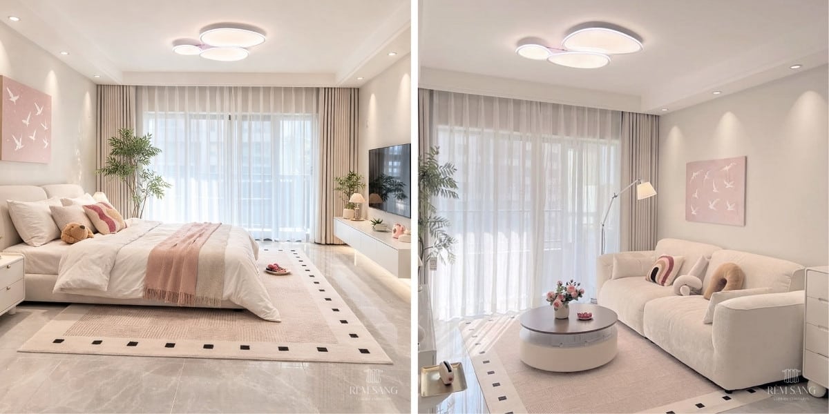 Lumina Residence 4 Hệ rèm cửa cao cấp Rèm Sang tại dự án Lumina Residence