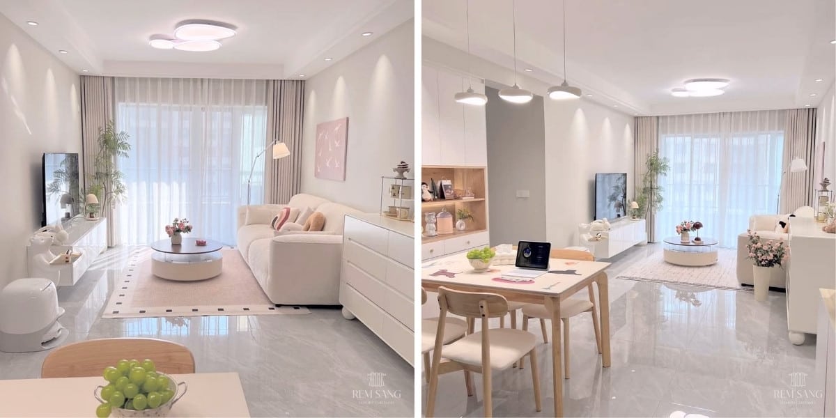 Lumina Residence 2 Hệ rèm cửa cao cấp Rèm Sang tại dự án Lumina Residence